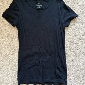 J. Crew Black Studio Tee Short Sleeve T-Shirt